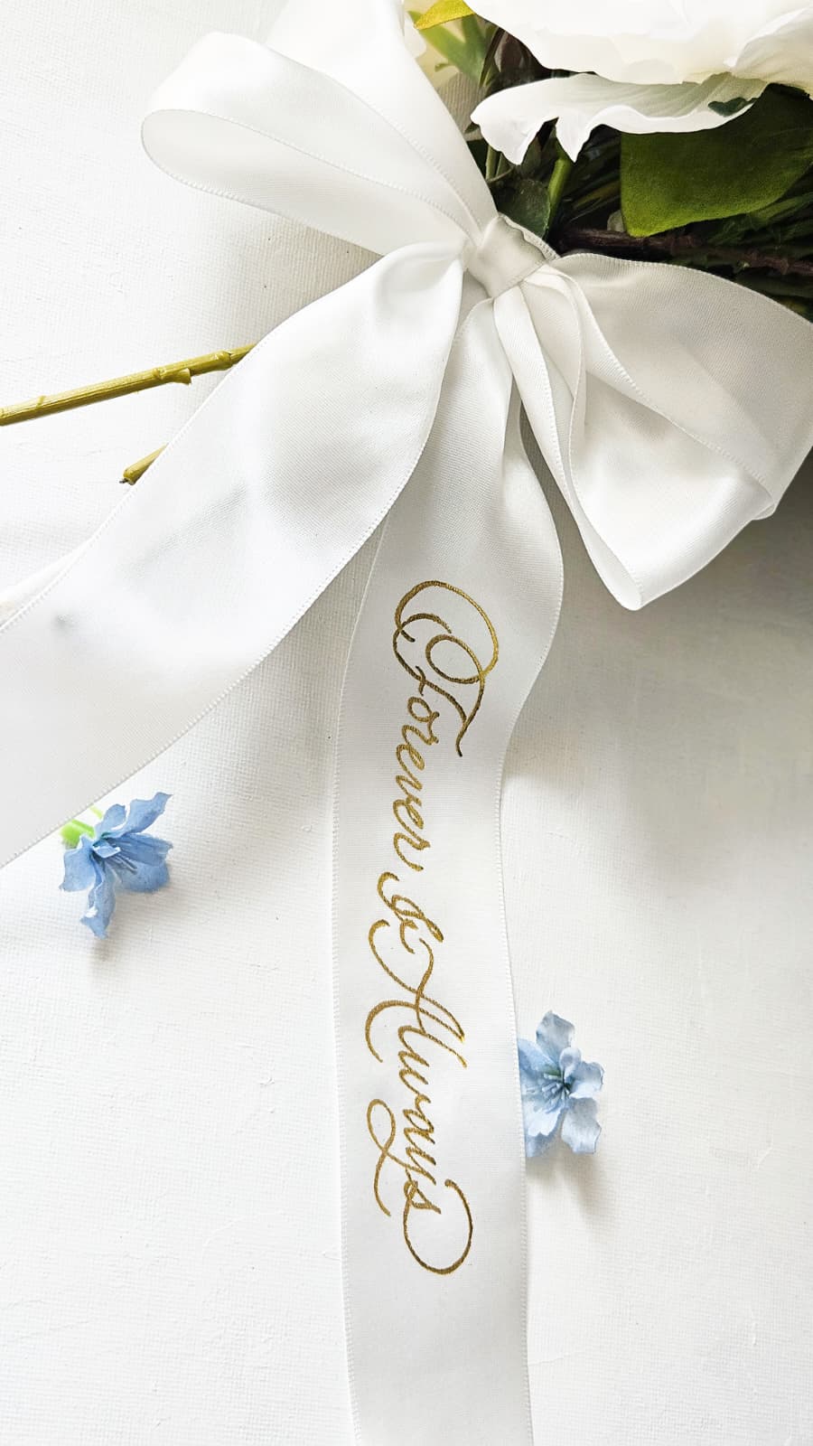 Double Bow Ribbon - Hot Foil