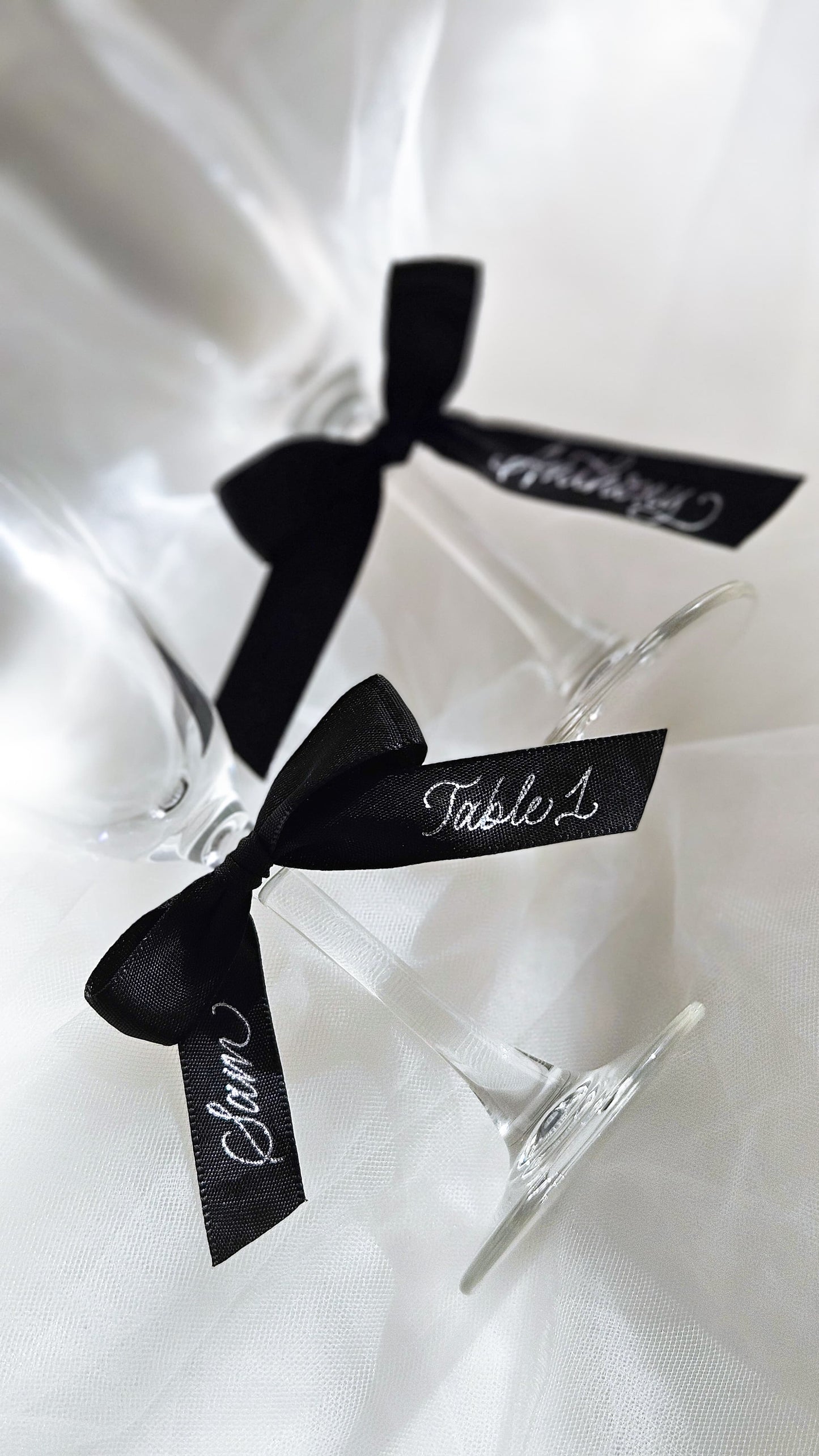 Small Ribbon Placecard - Hot Foil
