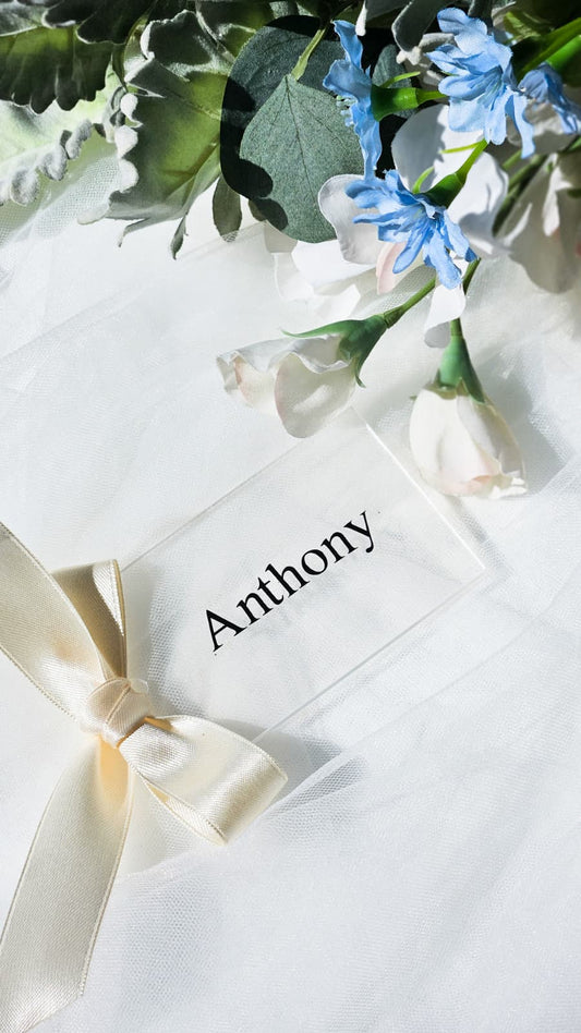 Acrylic Placecard
