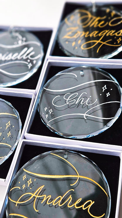 Personalised Crystal Bauble