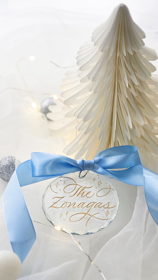 Personalised Crystal Bauble
