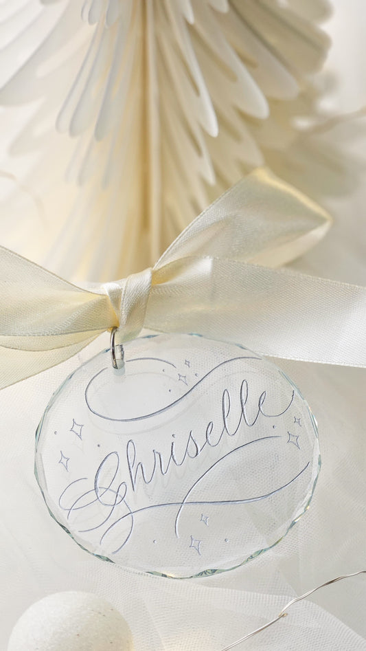 Personalised Crystal Bauble