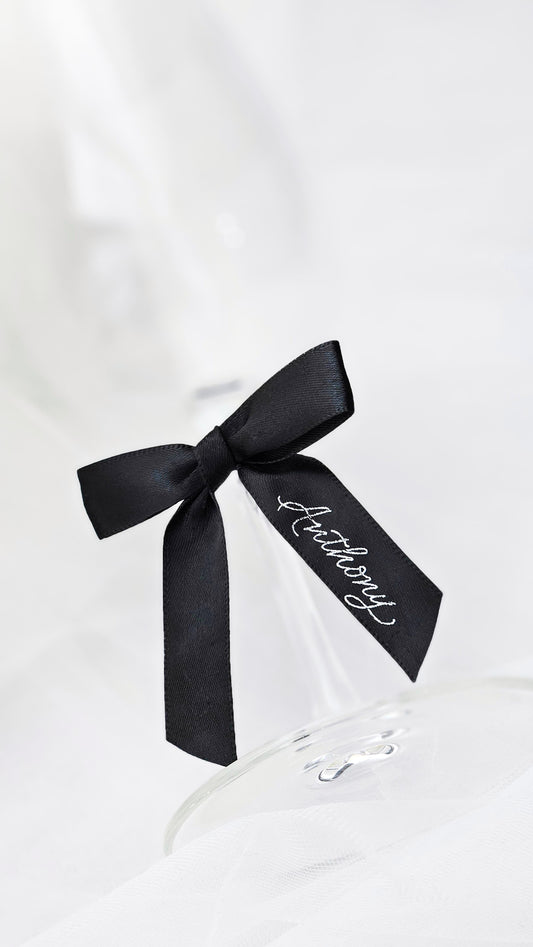 Small Ribbon Placecard - Hot Foil